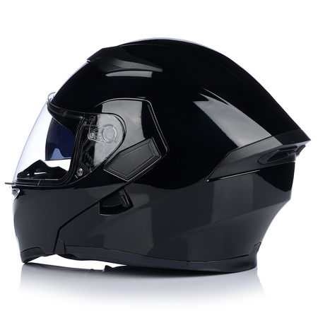 SZCZĘKOWY KASK MOTOCYKLOWY FLIP UP PODNOSZONA SZCZĘKA ECER 22.06 + BLENDA