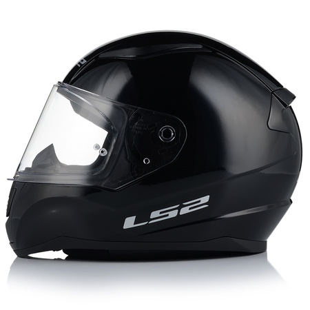 KASK MOTOCYKLOWY LS2 FF353 RAPID II CZARNY POŁYSK ECE 22.06 + CIEMNA SZYBA
