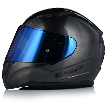 KASK MOTOCYKLOWY LS2 FF353 RAPID II JEANS TITANIUM + NIEBIESKA SZYBA 3XL