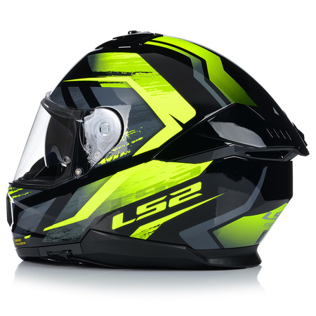 KASK MOTOCYKLOWY LS2 FF808 STREAM II FURY KEVLAR SYSTEM PINLOCK + BLENDA