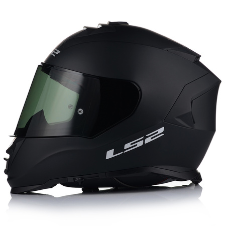 KASK MOTOCYKLOWY LS2 FF800 STORM II CZARNY MATT + PRZYCIEMNIANA SZYBA