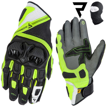 RĘKAWICE MOTOCYKLOWE | REBELHORN ST SHORT | MĘSKIE KRÓTKIE SKÓRZANE + GRATISY