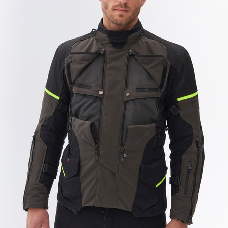 KURTKA MOTOCYKLOWA | REBELHORN RANGE | MĘSKA MEMBRANA OCIEPLINA + GRATISY