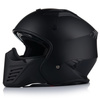 KASK MOTOCYKLOWY | VITO BRUZANO MAT | OTWARTY + ODPINANA SZCZĘKA + BLENDA