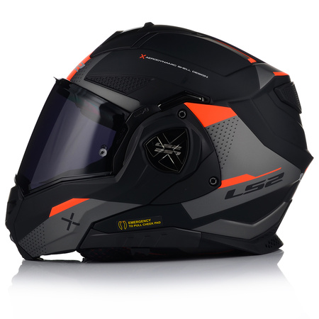 KASK MOTOCYKLOWY | LS2 FF901 ADVANT X 180 | SZCZĘKOWY + PINLOCK + PLECAK