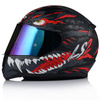 KASK MOTOCYKLOWY LS2 FF353 RAPID II KAIJU 06 + LUSTRZANKA TĘCZOWA SZYBA