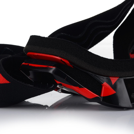 GOGLE MOTOCYKLOWE IMX MUD FLUO CZERWONE ANTYPARA ANTIFOG CROSS QUAD ATV