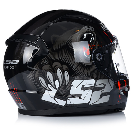 KASK MOTOCYKLOWY LS2 FF353 RAPID II CLAW SYSTEM PINLOCK ECER 22.06