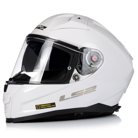 KASK MOTOCYKLOWY LS2 FF811 VECTOR II WŁÓKNO SZKLANE + PINLOCK + BLENDA