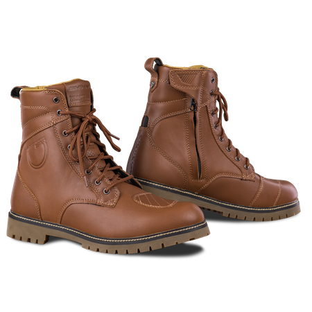 BUTY MOTOCYKLOWE | SHIMA THOMSON BROWN | MĘSKIE SKÓRZANE STYLOWE+ GRATISY