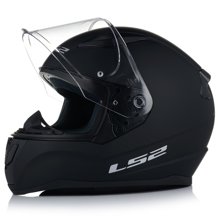 KASK MOTOCYKLOWY LS2 FF353 RAPID II CZARNY MATT ZESTAW + NIEBIESKA SZYBA 3XL