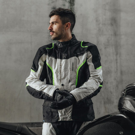 KURTKA MOTOCYKLOWA | REBELHORN HIKER III | TEKSTYLNA WODOODPORNA + GRATISY