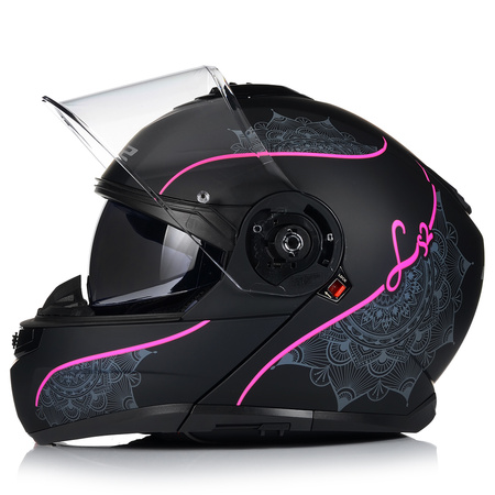KASK MOTOCYKLOWY | LS2 FF908 STROBE II | SZCZĘKOWY SYSTEM PINLOCK + BLENDA
