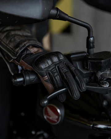 RĘKAWICE MOTOCYKLOWE | REBELHORN HUNTER | MĘSKIE KRÓTKIE MIEJSKIE + GRATISY