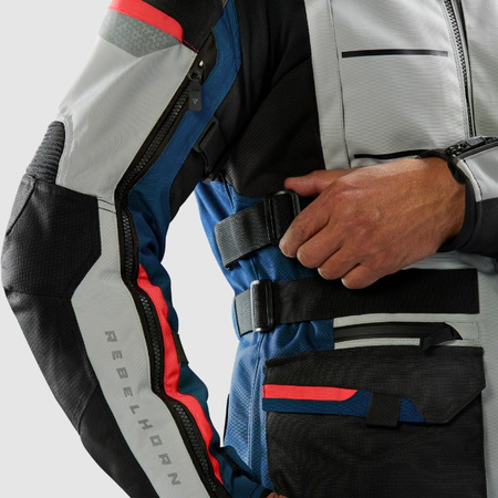 KURTKA MOTOCYKLOWA | REBELHORN CUBBY V | DŁUGA WODOODPORNA MĘSKA + GRATISY