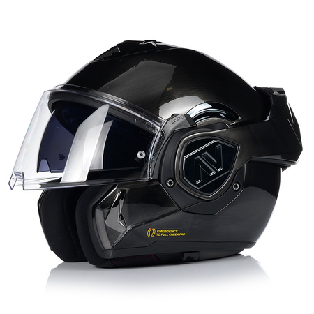 KASK MOTOCYKLOWY | LS2 FF906 ADVANT JEANS | SZCZĘKOWY + PINLOCK + PLECAK