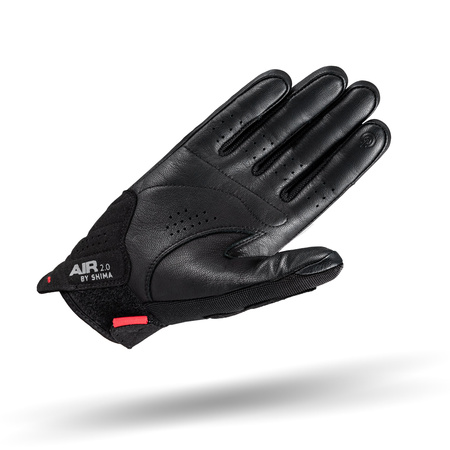 RĘKAWICE MOTOCYKLOWE SHIMA AIR 2.0 MEN CZARNE KRÓTKIE MIEJSKIE + GRATISY