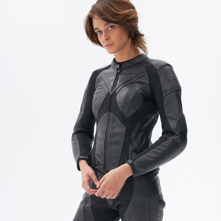 KURTKA MOTOCYKLOWA | REBELHORN REBEL LADY | DAMSKA SKÓRZANA SAS-TEC + GRATIS