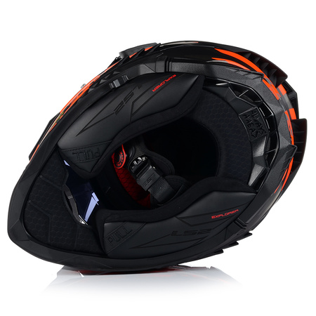 KASK MOTOCYKLOWY LS2 MX701 EXPLORER CROSS QUAD ATV + PINLOCK + BLENDA 22.06 