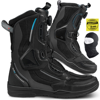 BUTY MOTOCYKLOWE | SHIMA STRATO MEN WP | DŁUGIE MĘSKIE WODOODPORNE + GRATIS