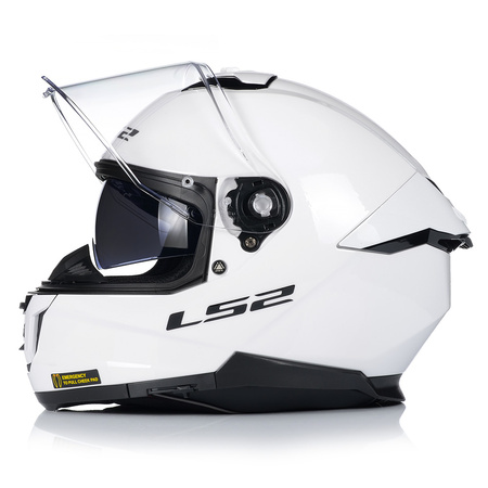 KASK MOTOCYKLOWY LS2 FF808 STREAM II SOLID KEVLAR SYSTEM PINLOCK + BLENDA 