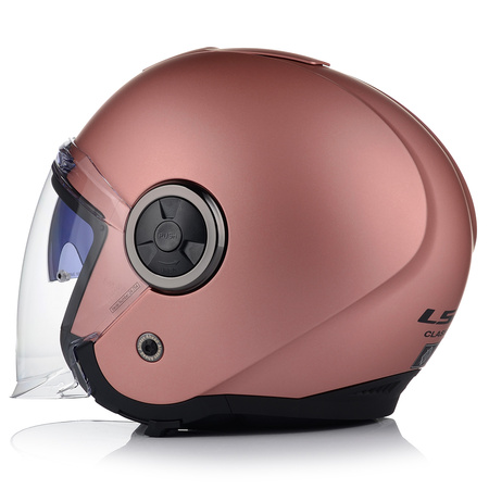 OTWARTY KASK MOTOCYKLOWY LS2 OF620 DAMSKI RÓŻOWY ŚLICZNY 22.06 + BLENDA