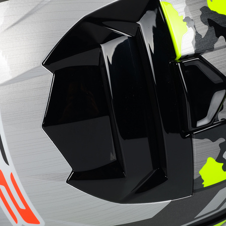 KASK MOTOCYKLOWY LS2 FF800 STORM II CYBORG + PINLOCK + BLENDA ECER 22.06
