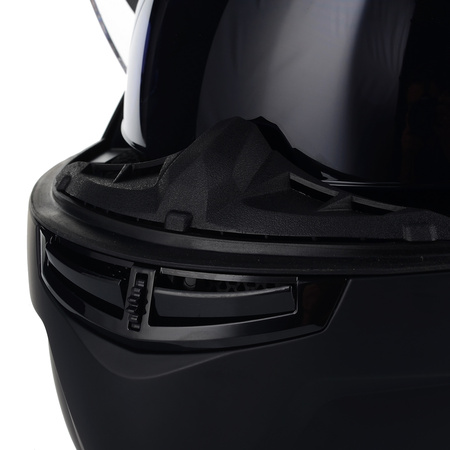 KASK MOTOCYKLOWY LS2 FF908 SZCZĘKOWY CZARNY MATT + INTERKOM VITO BLUETOOTH