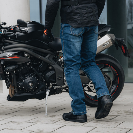 SPODNIE MOTOCYKLOWE | REBELHORN HAWK III | JEANSY MĘSKIE KEVLAR + GRATISY