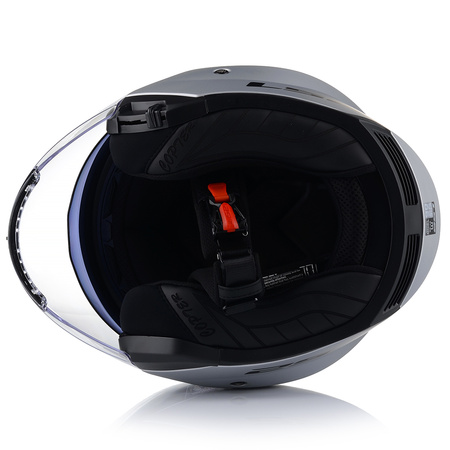 OTWARTY KASK MOTOCYKLOWY LS2 OF600 COOPTER II SZARY MATT 22.06 + BLENDA