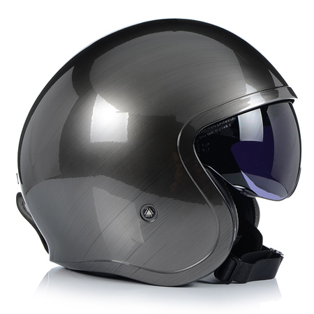 KASK MOTOCYKLOWY LS2 OF599 SPITFIRE JEANS TITAN OTWARTY CHOPPER + BLENDA