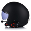 KASK MOTOCYKLOWY LS2 OF599 SPITFIRE MATT BLACK + INTERKOM VITO BLUETOOTH
