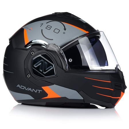 KASK MOTOCYKLOWY | LS2 FF906 ADVANT CODEX | SZCZĘKOWY + PINLOCK + PLECAK