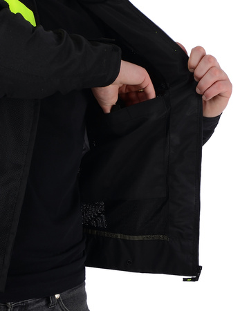 KURTKA MOTOCYKLOWA | OZONE DART FLUO | TEKSTYLNA MĘSKA