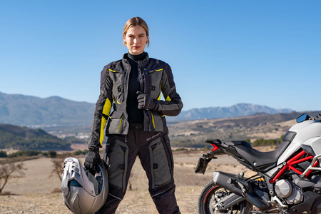 SPODNIE MOTOCYKLOWE | SHIMA HERO 2.0 | DAMSKIE WODOODPORNE + OCHRANIACZE CE
