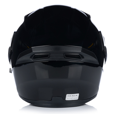 SZCZĘKOWY KASK MOTOCYKLOWY FLIP UP PODNOSZONA SZCZĘKA ECER 22.06 + BLENDA