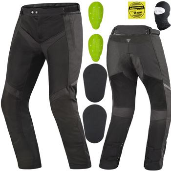 SPODNIE MOTOCYKLOWE | SHIMA JET | MĘSKIE WODOODPORNE + OCHRANIACZE GRATIS