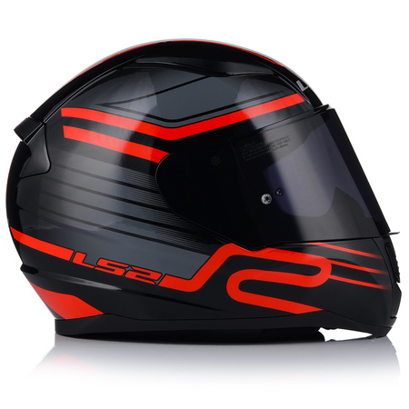 KASK MOTOCYKLOWY LS2 FF353 RAPID II CIRCUIT ECE 22.06 + CIEMNA SZYBA