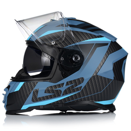KASK MOTOCYKLOWY LS2 FF800 STORM II RACER + PINLOCK + BLENDA ECER 22.06