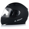 KASK MOTOCYKLOWY LS2 FF353 RAPID II CZARNY MATT ZESTAW + NIEBIESKA SZYBA 3XL