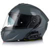 KASK MOTOCYKLOWY VITO FURIO CZARNY MAT SZCZĘKOWY + INTERKOM VITO BLUETOOTH