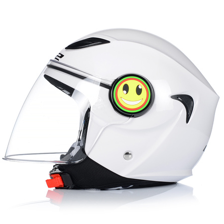 KASK MOTOCYKLOWY OTWARTY DLA DZIECI LS2 OF602 FUNNY NA SKUTER MOTOR ECE22-05