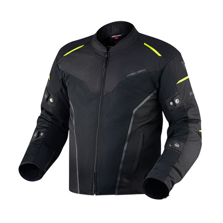 KURTKA MOTOCYKLOWA | REBELHORN HIFLOW IV | TEKSTYLNA WODOODPORNA + GRATISY