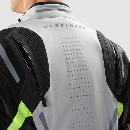 KURTKA MOTOCYKLOWA | REBELHORN HIKER IV | TEKSTYLNA WODOODPORNA + GRATISY