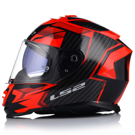 KASK MOTOCYKLOWY LS2 FF800 STORM II TRACKER + PINLOCK + BLENDA ECER 22.06