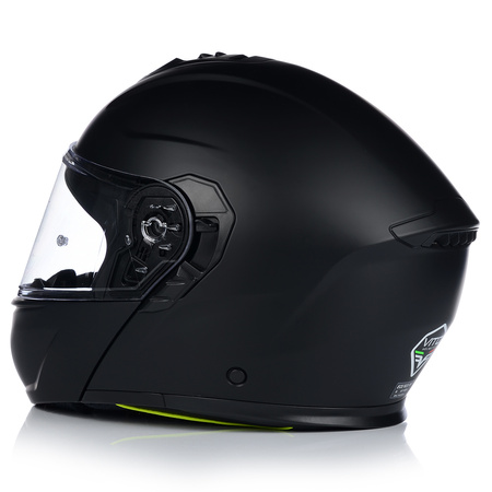 KASK MOTOCYKLOWY | VITO FURIO BLACK MAT | SZCZĘKOWY SYSTEM PINLOCK + BLENDA