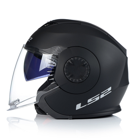 OTWARTY KASK MOTOCYKLOWY LS2 OF570 MAT 3w1 + DASZEK + SZYBA + BLENDA