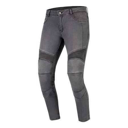 SPODNIE MOTOCYKLOWE | OZONE ROXY WASHED | DAMSKIE JEANSY SLIM FIT + GRATIS
