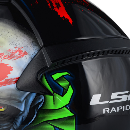 KASK MOTOCYKLOWY LS2 FF353 RAPID II HAPPY DREAMS SYSTEM PINLOCK ECER 22.06