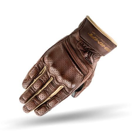 RĘKAWICE MOTOCYKLOWE | SHIMA AVIATOR LIGHT BROWN | MĘSKIE SKÓRZANE + GRATIS